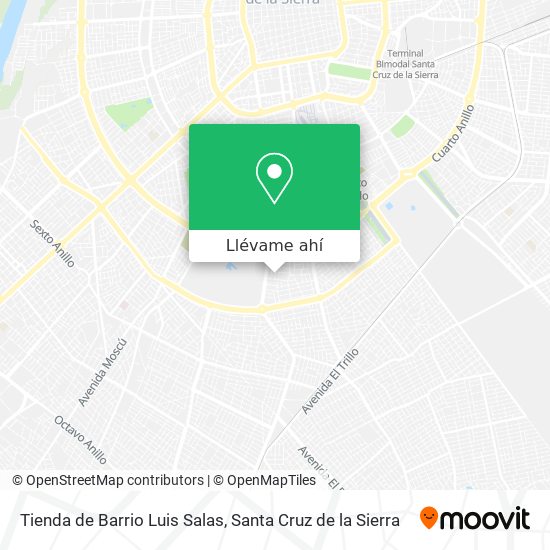 Mapa de Tienda de Barrio Luis Salas