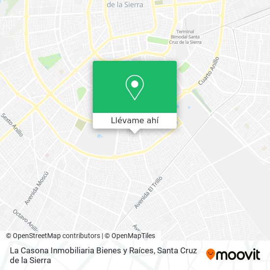 Mapa de La Casona Inmobiliaria Bienes y Raíces