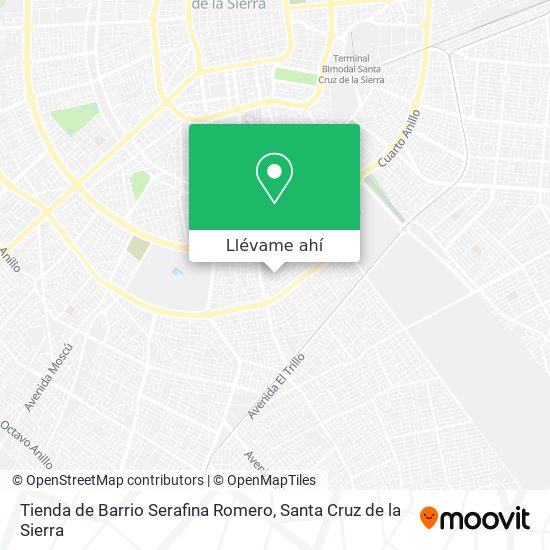 Mapa de Tienda de Barrio Serafina Romero