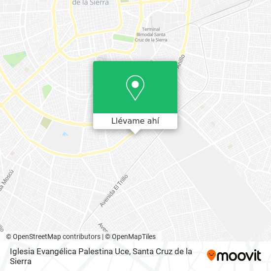 Mapa de Iglesia Evangélica Palestina Uce