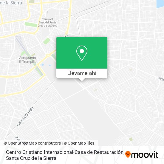 Mapa de Centro Cristiano Internacional-Casa de Restauración