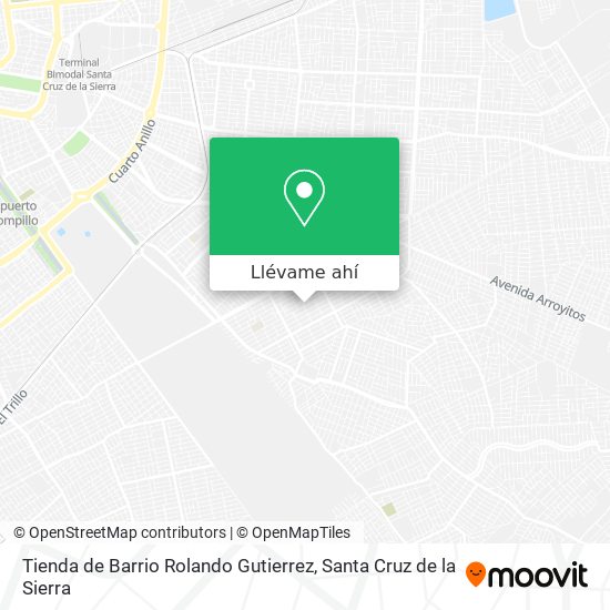 Mapa de Tienda de Barrio Rolando Gutierrez