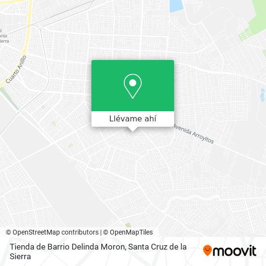 Mapa de Tienda de Barrio Delinda Moron