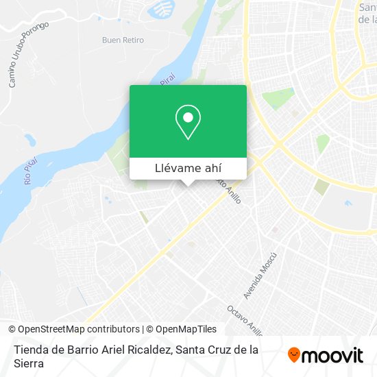 Mapa de Tienda de Barrio Ariel Ricaldez