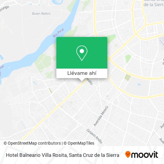 Mapa de Hotel Balneario Villa Rosita