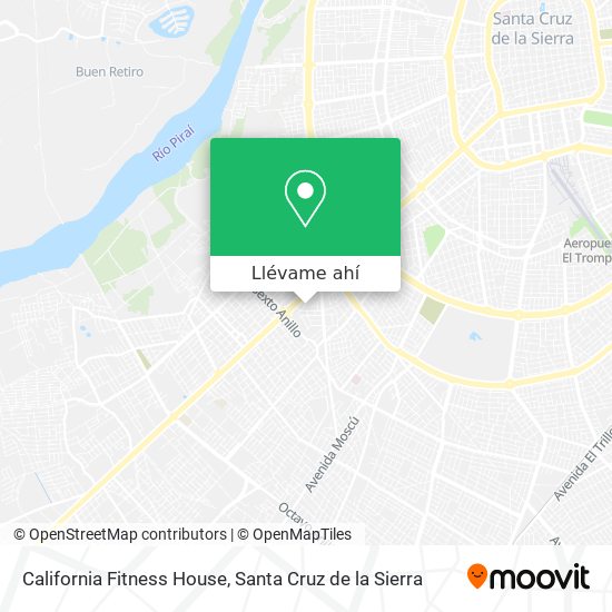 Mapa de California Fitness House