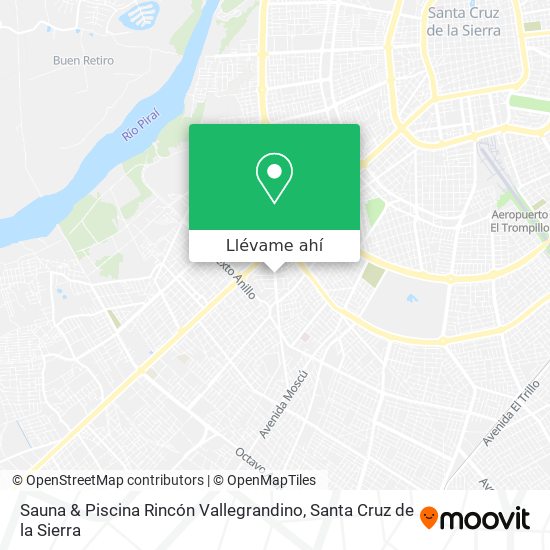 Mapa de Sauna & Piscina Rincón Vallegrandino