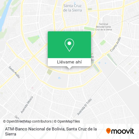 Mapa de ATM-Banco Nacional de Bolivia