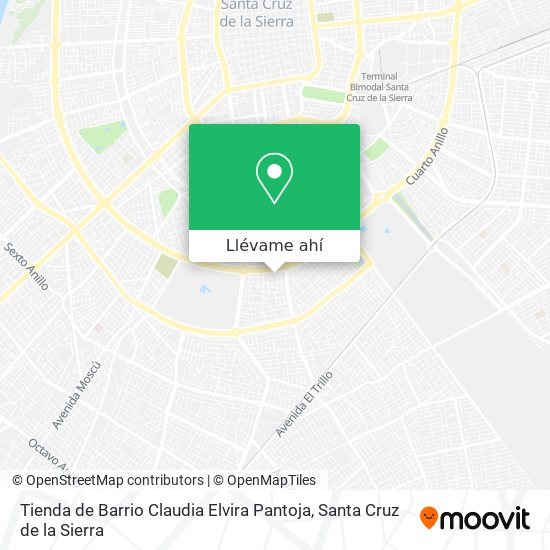 Mapa de Tienda de Barrio Claudia Elvira Pantoja