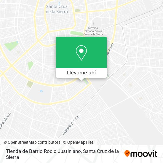 Mapa de Tienda de Barrio Rocio Justiniano