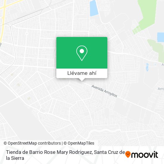 Mapa de Tienda de Barrio Rose Mary Rodriguez