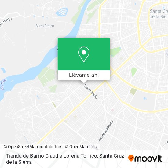 Mapa de Tienda de Barrio Claudia Lorena Torrico