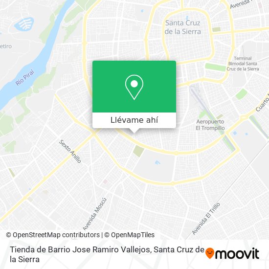 Mapa de Tienda de Barrio Jose Ramiro Vallejos