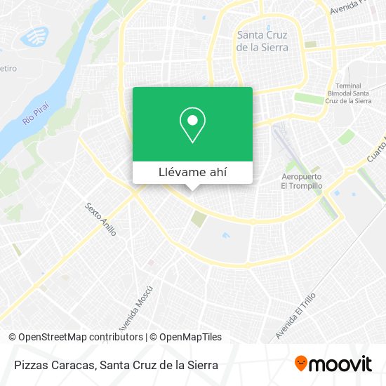 Mapa de Pizzas Caracas