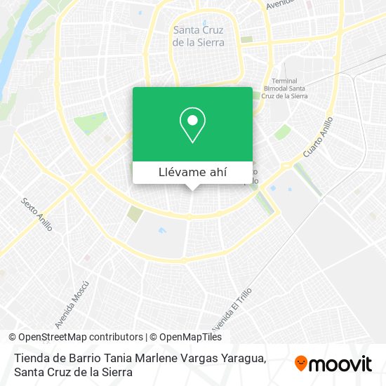 Mapa de Tienda de Barrio Tania Marlene Vargas Yaragua