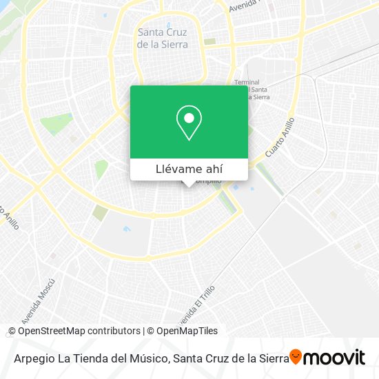 Mapa de Arpegio La Tienda del Músico