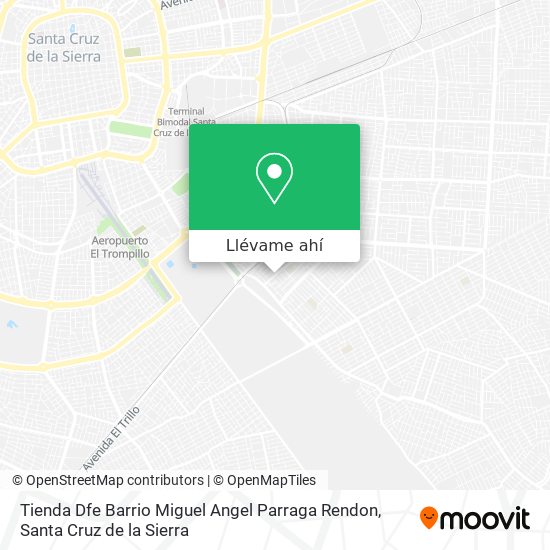 Mapa de Tienda Dfe Barrio Miguel Angel Parraga Rendon