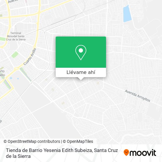 Mapa de Tienda de Barrio Yesenia Edith Subeiza