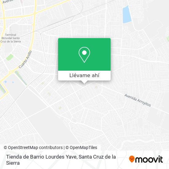 Mapa de Tienda de Barrio Lourdes Yave
