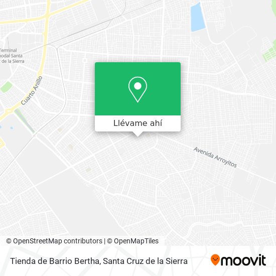 Mapa de Tienda de Barrio Bertha