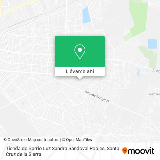 Mapa de Tienda de Barrio Luz Sandra Sandoval Robles