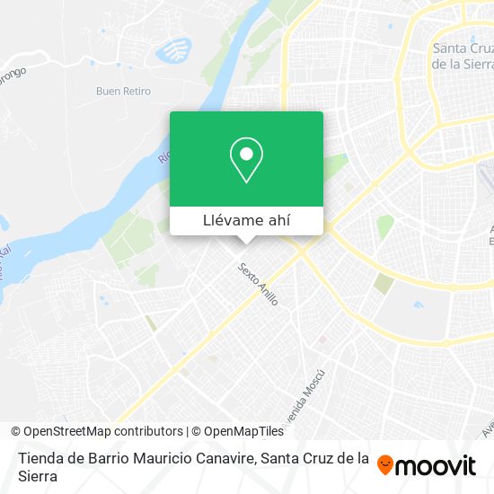 Mapa de Tienda de Barrio Mauricio Canavire