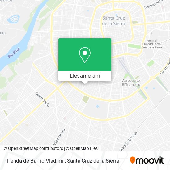 Mapa de Tienda de Barrio Vladimir