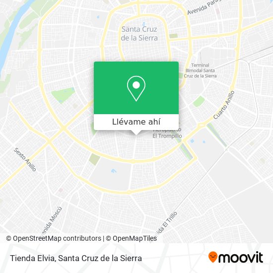 Mapa de Tienda Elvia