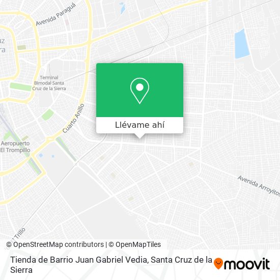 Mapa de Tienda de Barrio Juan Gabriel Vedia