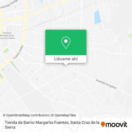 Mapa de Tienda de Barrio Margarita Fuentes