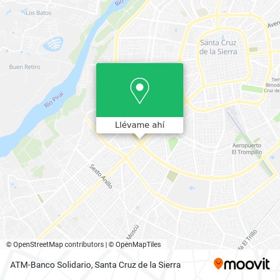 Mapa de ATM-Banco Solidario