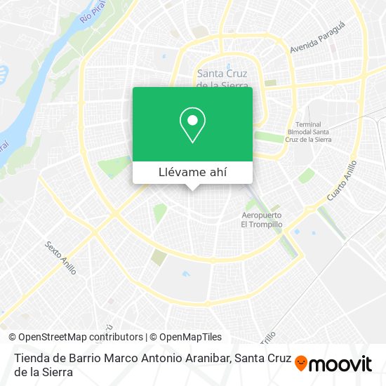 Mapa de Tienda de Barrio Marco Antonio Aranibar