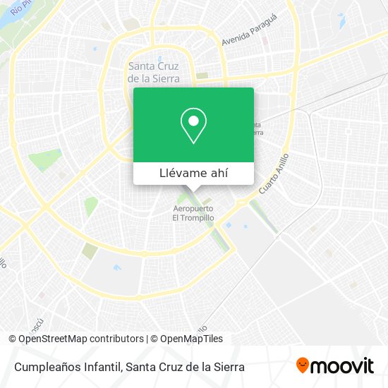 Mapa de Cumpleaños Infantil