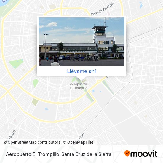 Mapa de Aeropuerto El Trompillo