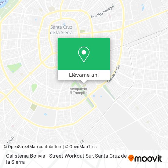 Mapa de Calistenia Bolivia - Street Workout Sur