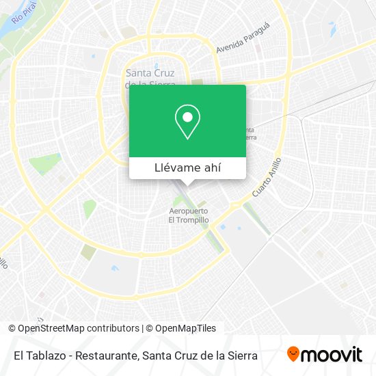 Mapa de El Tablazo - Restaurante