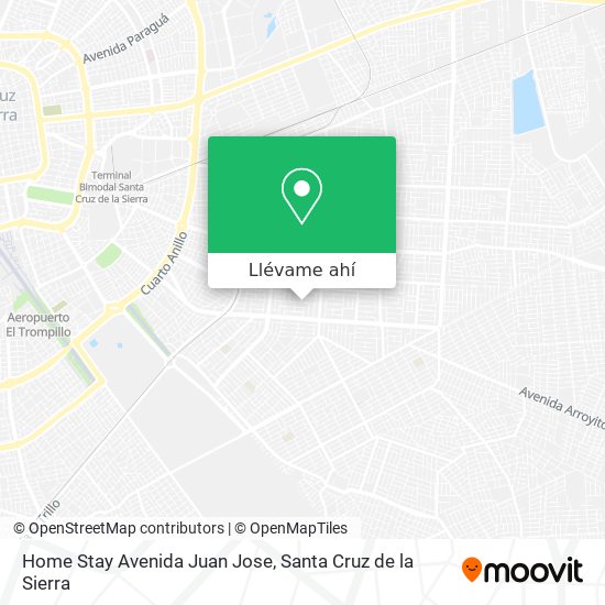Mapa de Home Stay Avenida Juan Jose