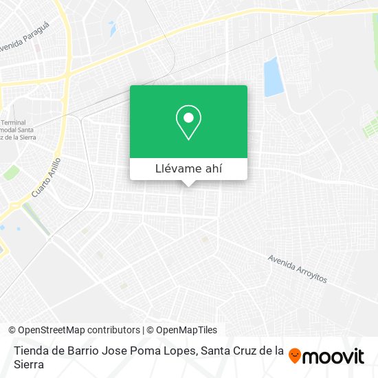 Mapa de Tienda de Barrio Jose Poma Lopes