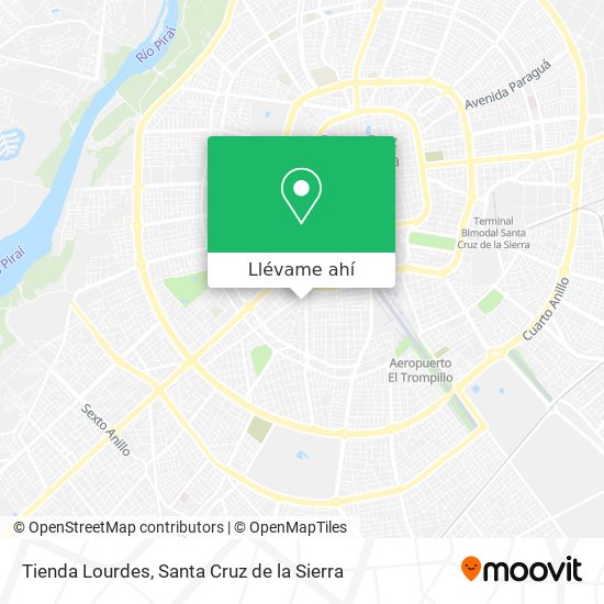 Mapa de Tienda Lourdes