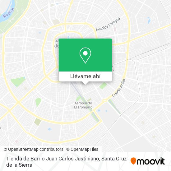 Mapa de Tienda de Barrio Juan Carlos Justiniano