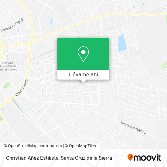 Mapa de Christian Añez Estilista