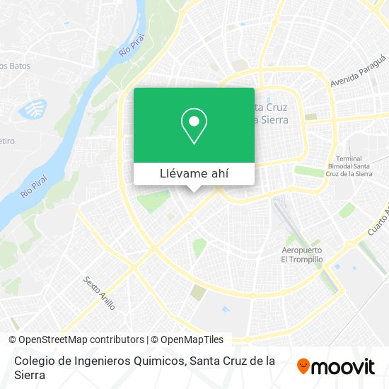 Mapa de Colegio de Ingenieros Quimicos