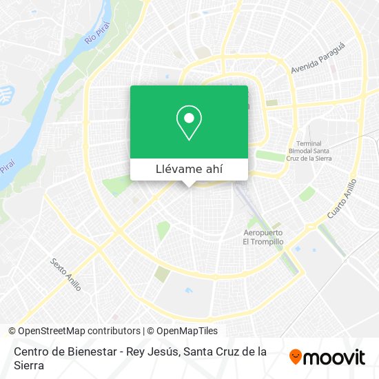 Mapa de Centro de Bienestar - Rey Jesús