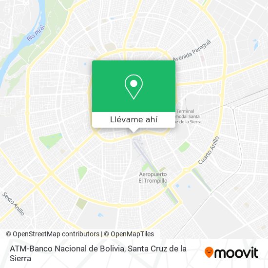 Mapa de ATM-Banco Nacional de Bolivia