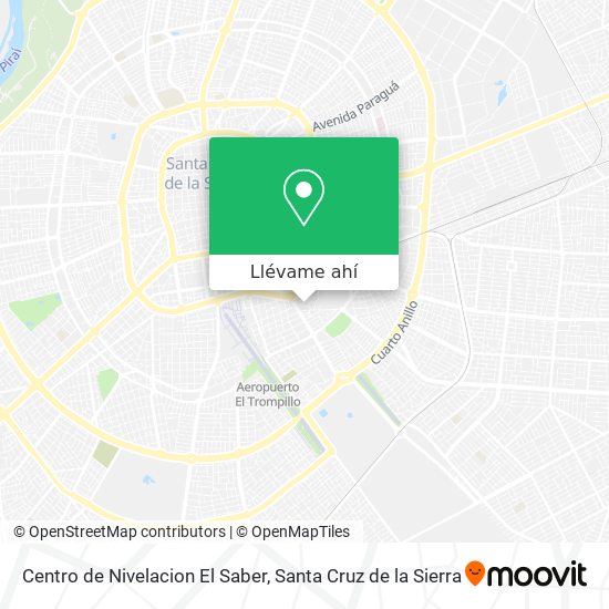 Mapa de Centro de Nivelacion El Saber