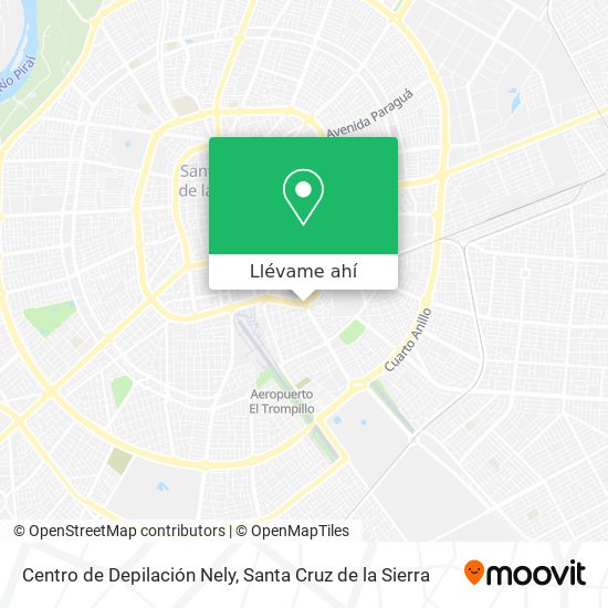 Mapa de Centro de Depilación Nely