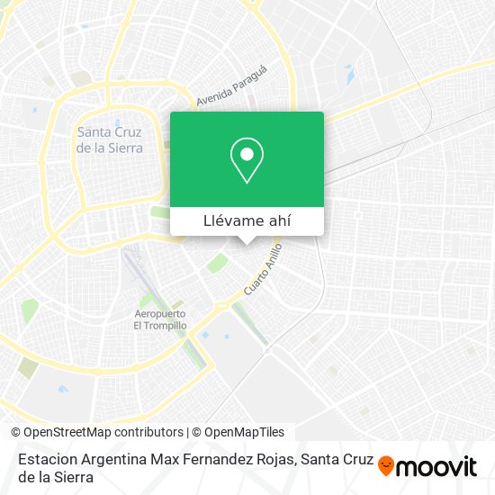 Mapa de Estacion Argentina Max Fernandez Rojas