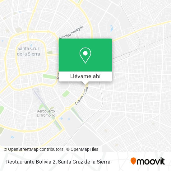 Mapa de Restaurante Bolivia 2