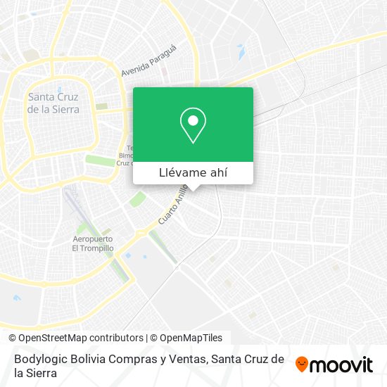 Mapa de Bodylogic Bolivia Compras y Ventas
