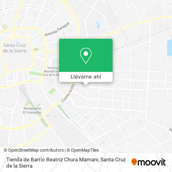 Mapa de Tienda de Barrio Beatriz Chura Mamani